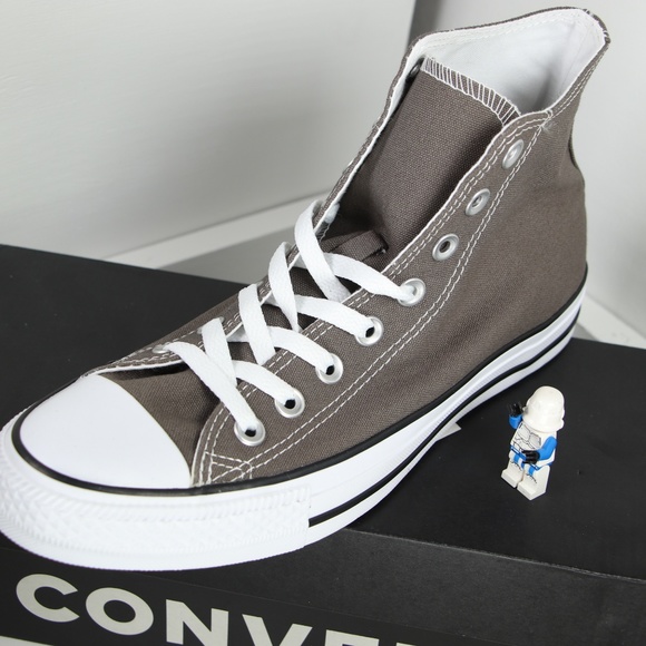 Converse Classic Charcoal Gray All Star High Tops - Picture 3 of 7